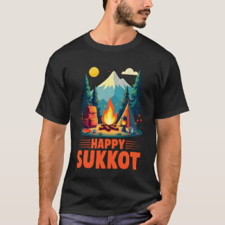 Glad Sukkot-dag Lövhyddohögtiden Judisk helgdag T Shirt