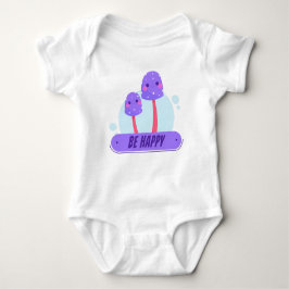 Glad Svampfamilj Lila T Shirt