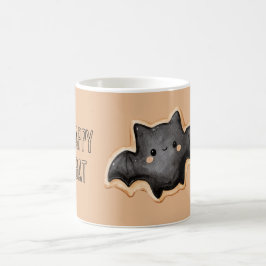 Glad Svart Fladdermus Kaffemugg