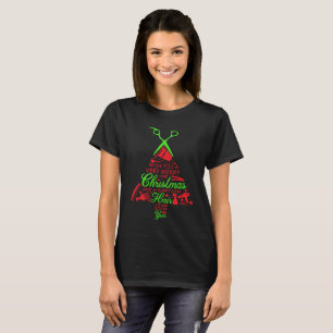 Glad svart för skönhetjulTShirt Tee Shirt