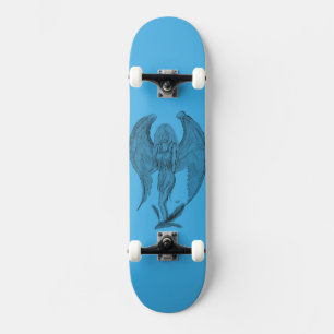 Glad - svart och blå design skateboard bräda 20 cm