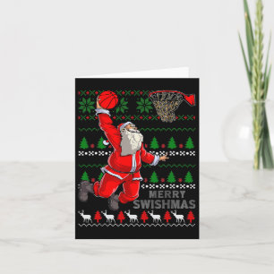 Glad Swishmas Jul Tomte Bysketbyll Byll Ful Jul Kort
