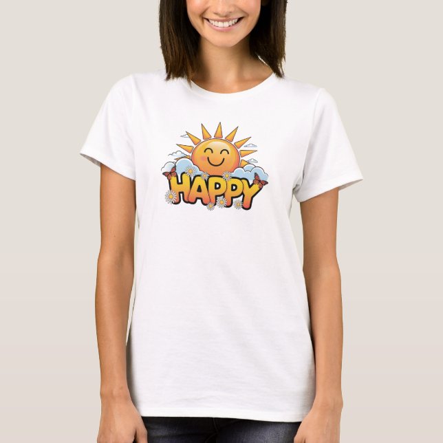 "GLAD" T SHIRT (Framsida)