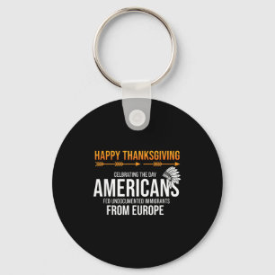 Glad tack till Thanksgiving, Native American Truth Nyckelring