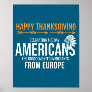 Glad tack till Thanksgiving, sanningen om ursprung Poster