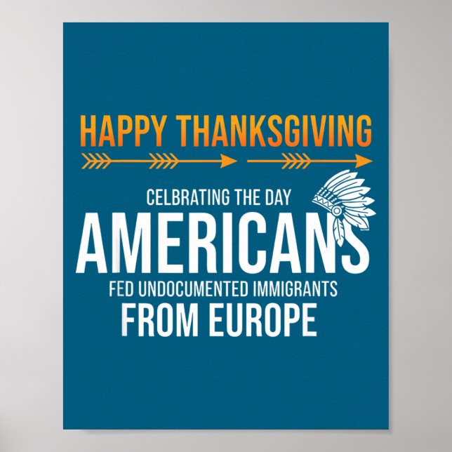 Glad tack till Thanksgiving, sanningen om ursprung Poster (Framsidan)