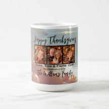 Glad tack till Thanksgiving Varm höstblomma Foto