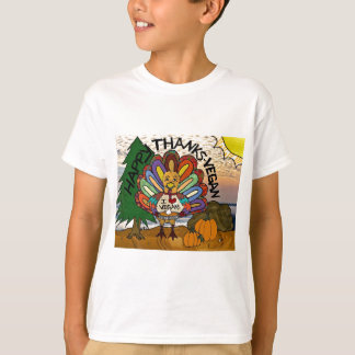Glad tack vegan tack till Thanksgiving kalkon T-shirt