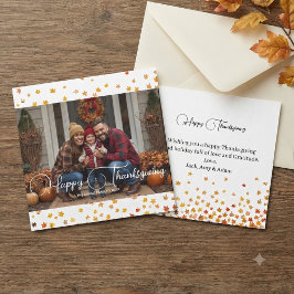 Glad tacks till Thanksgiving| familj tack till Tha Kort