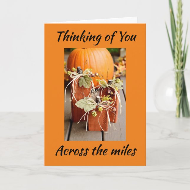 GLAD TACKSÄGELSE FRÅN "TVÄRS ÖVER MILEN" HELGKORT (Framsida)