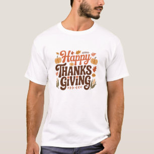 Glad tacksägelse t shirt