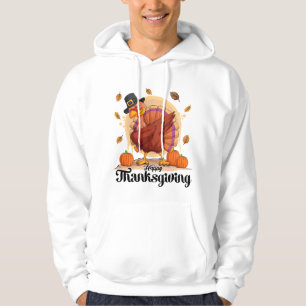 Glad tacksägelsedag hoodie