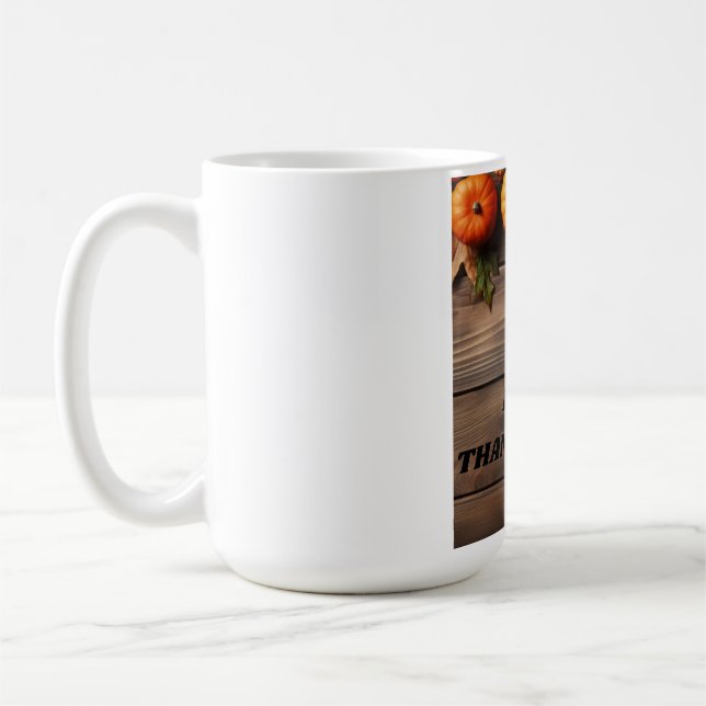 GLAD TACKSÄGELSEDAG  KAFFEMUGG (Vänster)