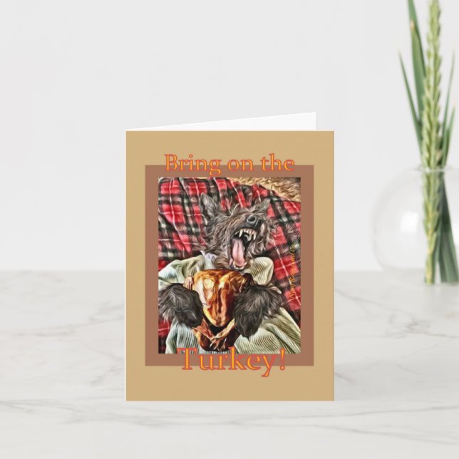 Glad tacksägelsedag kort (Framsida)