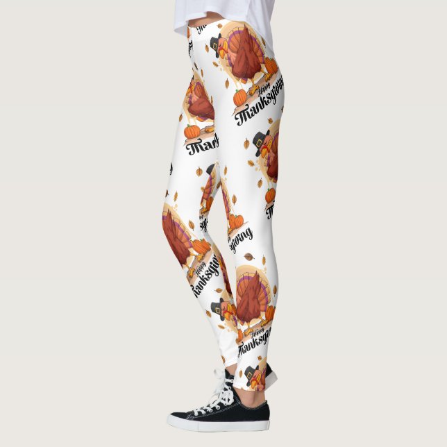 Glad tacksägelsedag  leggings (Vänster)