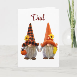 *GLAD TACKSÄGELSEDAG* *PAPA* Julkort Helgkort