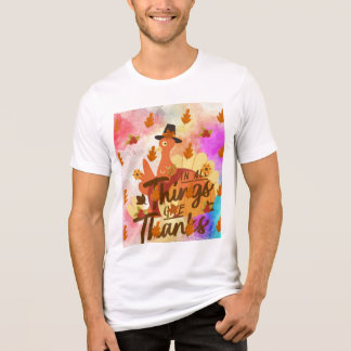 GLAD TACKSÄGELSEDAG T SHIRT