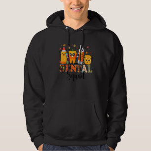 Glad tacksägelsedag Tandläkargruppen Tandläkare Pu Hoodie
