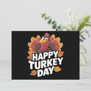 Glad tacksägelsedag Thanksgiving Day Holiday Prese Julkort