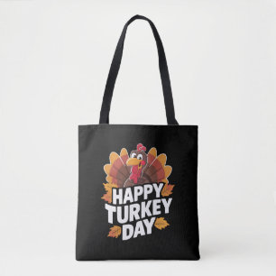 Glad tacksägelsedag Thanksgiving Day Holiday Prese Tygkasse