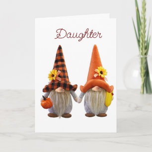 *GLAD TACKSÄGELSEDAG* till vår *DOTTER* Julkort Helgkort