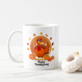 Glad tacksägelsedags kaffemugg