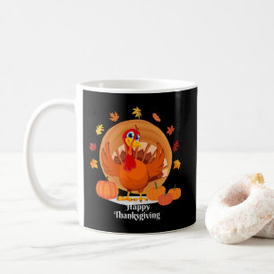 Glad tacksägelsedags kaffemugg