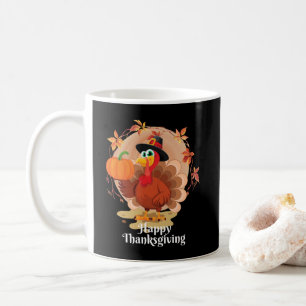 Glad tacksägelsedags kaffemugg