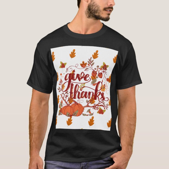 GLAD TACKSÄGELSSEDAG T SHIRT (Framsida)