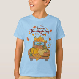 Glad tacksamgavs pumpbil | Mysig höst T Shirt