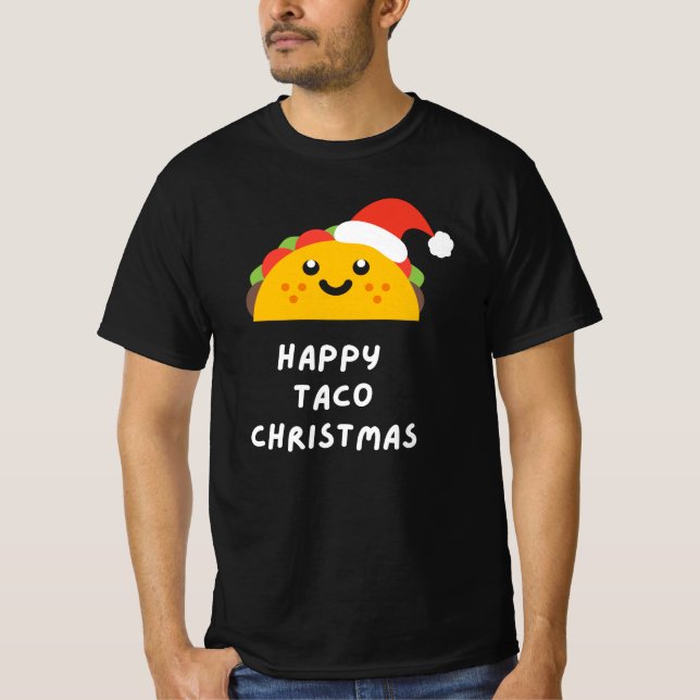 GLAD TACO JUL T-Shirt (Framsida)
