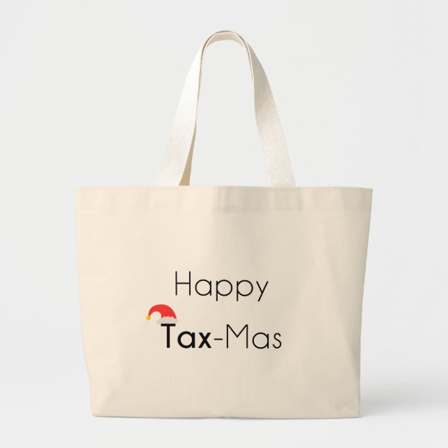 Glad TaxMas Jumbo Tygkasse (Framsidan)