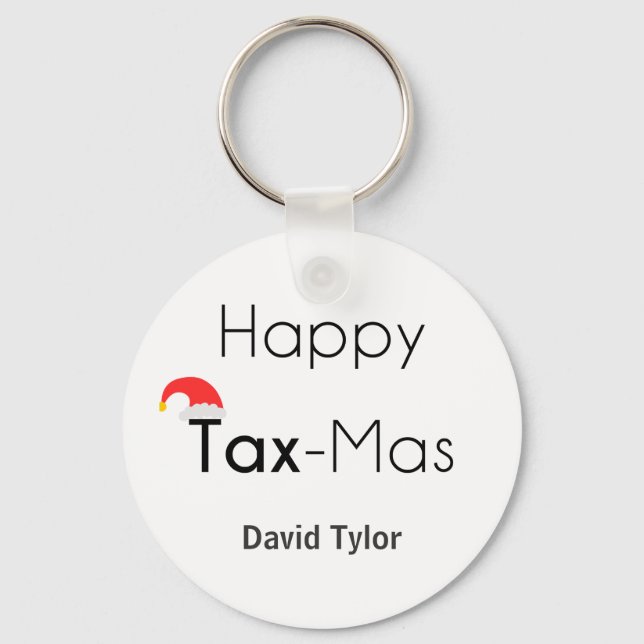 Glad TaxMas Nyckelring (Framsida)