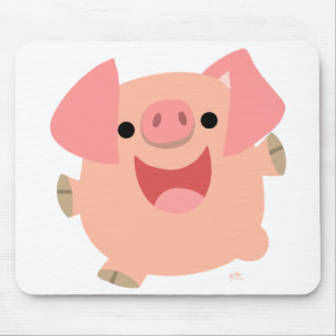 Glad tecknadgrismousepad musmatta