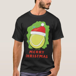 Glad Tennis Jul - Rolig T Shirt
