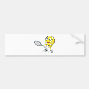 Glad tennisspelare bildekal
