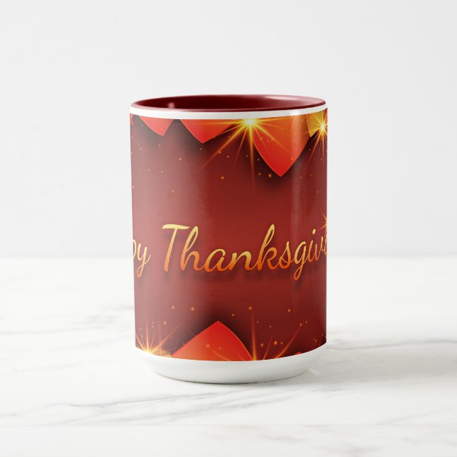 Glad Thanksgiving, dekorativ, Mugg (Center)