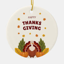 Glad Thanksgiving höst, pumpa & kalkon