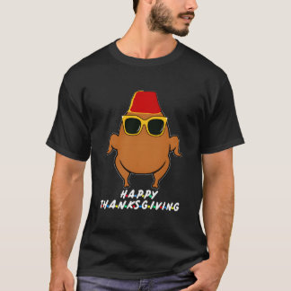 Glad Thanksgiving Kalkon T Shirt