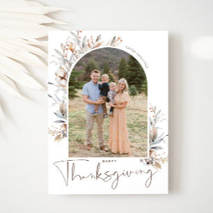 Glad Thanksgiving-kort Julkort