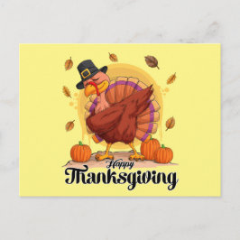 Glad Thanksgiving-kort Vykort