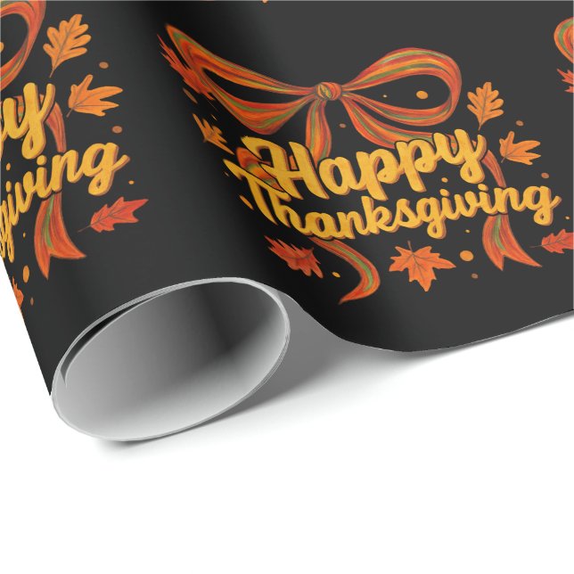 Glad Thanksgiving-present Presentpapper (Rullad Hörn)