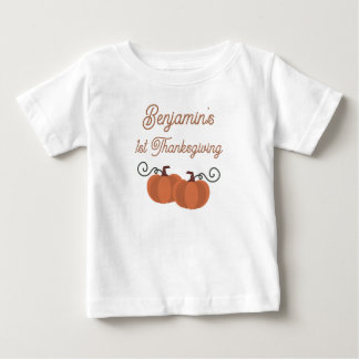 Glad Thanksgiving Pumpa Höst Första thanksgivingda T Shirt