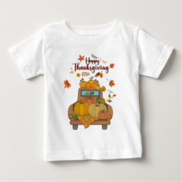 Glad Thanksgiving Pumpa Lastbil | Mysig Höst T Shirt