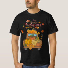 Glad Thanksgiving Pumpa Lastbil | Mysig Höst T Shirt