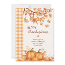 Glad Thanksgiving Pumpa Välkomstkort