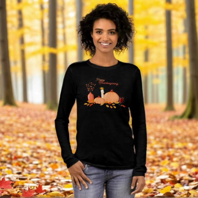 Glad Thanksgiving  T Shirt (Skapare uppladdad)