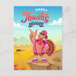 Glad Thanksgiving vykort