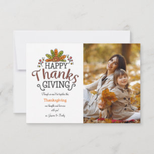 Glad Thanksgiving vykort