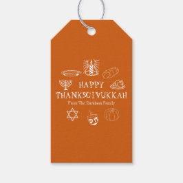 Glad Thanksgivukkah tackgivelsedagsfirande Hanukka Presentetikett